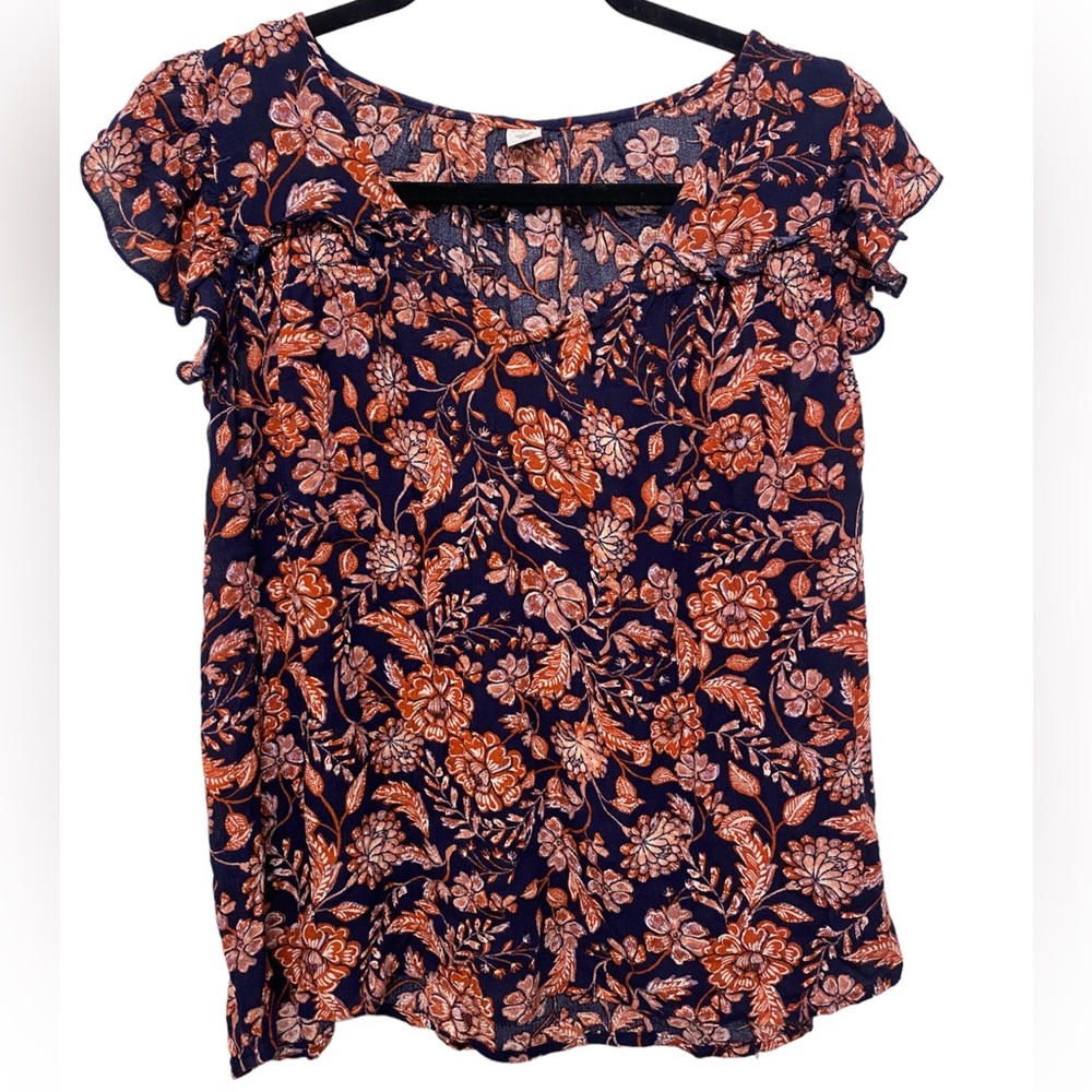 Women’s Short Sleeve Floral Top